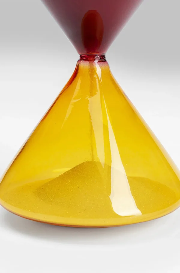 KARE Design Zandloper Rood-Oranje 3 Minuten Ø12cm