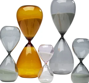 KARE Design Zandloper Timer Black 43cm